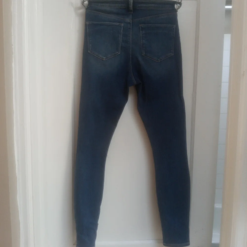 ASOS Blue Distressed Skinny Jeans - Picture 4 of 12